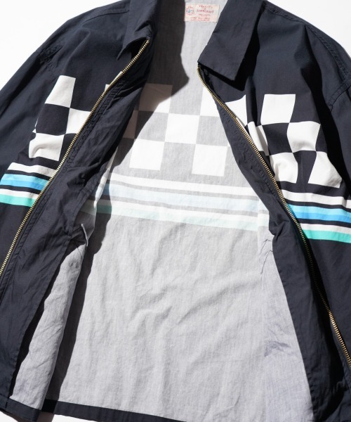 TOWNCRAFT（タウンクラフト）の「TOWNCRAFT / タウンクラフト PRINTED ROCKABILLY BLOUSON プリントコットン ロカビリーブルゾン（ブルゾン・メンズ・その他1/ナチュラル/ブラック・LARGE/MEDIUM）」の22枚目の写真