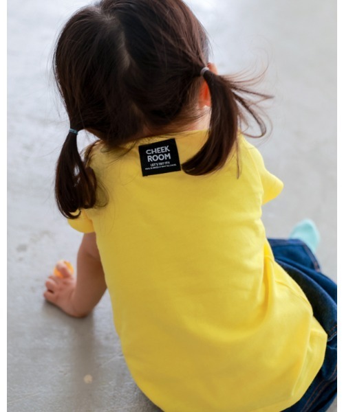CHEEK ROOM（チークルーム）の「チークルーム コケコッコー Tシャツ（Tシャツ/カットソー・キッズ・イエロー/ピンク/グリーン・80ｃｍ/90cm/100cm/110cm/120cm/130cm）」の8枚目の写真