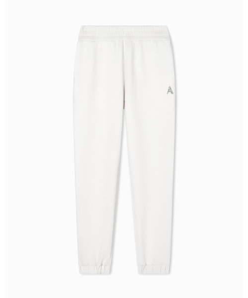 ARMANI EXCHANGE(アルマーニエクスチェンジ)の「【A|X アルマーニ エクスチェンジ】グリッターロゴ スウェットジョガーパンツ(EC限定カラー含)(スウェットパンツ・レディース・ブラック/ホワイト・SMALL/MEDIUM/LARGE/X-SMALL/X-LARGE)」の5枚目の写真