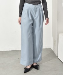 Y/lim（イリム）の「デザインメタルボタンライトツイルスラックス　セットアップ対応（スラックス）」