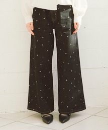 archives | 小花柄刺繍デニム(デニムパンツ)