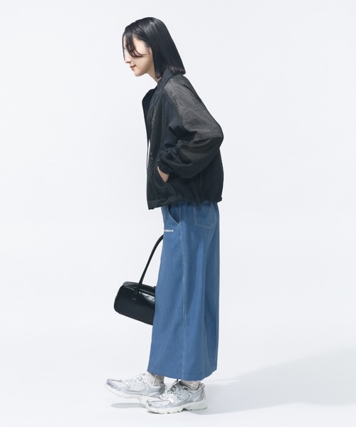 NEW BALANCE(ニューバランス)の「【別注】ニューバランス New Balance メッシュスタンドジャケット 限定コラボ(ナイロンジャケット・レディース・オフホワイト/ダークグレー・L/M)」の16枚目の写真