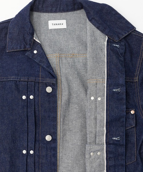TANAKA（タナカ）の「【TANAKA/タナカ】THE JEAN JACKET（デニムジャケット・メンズ・インディゴブルー・S/M）」の3枚目の写真