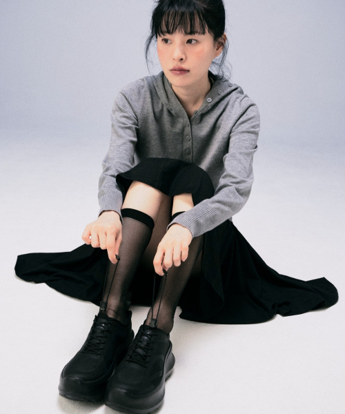 HUMTTO(ハムト)の「女性プラットフォームスニーカーオラRX(スニーカー・レディース・ブラック・23cm/23.5cm/24cm/24.5cm/25cm/22.5cm)」の6枚目の写真