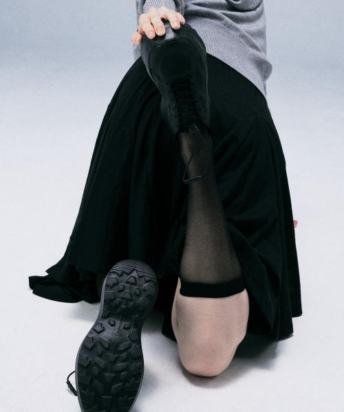 HUMTTO(ハムト)の「女性プラットフォームスニーカーオラRX(スニーカー・レディース・ブラック・23cm/23.5cm/24cm/24.5cm/25cm/22.5cm)」の8枚目の写真