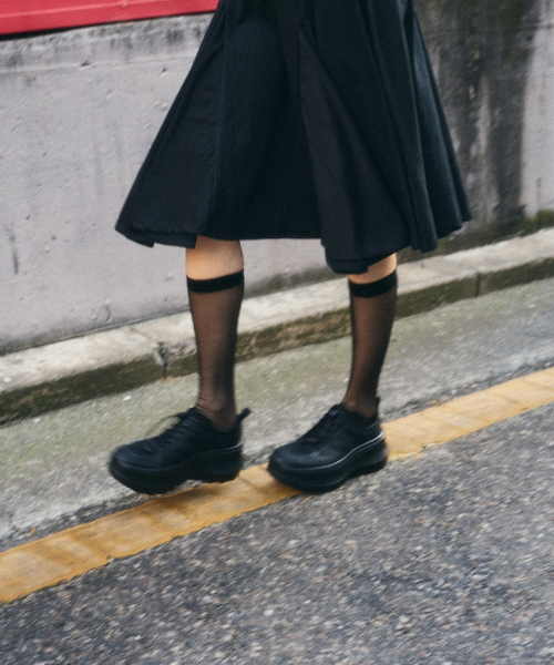 HUMTTO(ハムト)の「女性プラットフォームスニーカーオラRX(スニーカー・レディース・ブラック・23cm/23.5cm/24cm/24.5cm/25cm/22.5cm)」の9枚目の写真