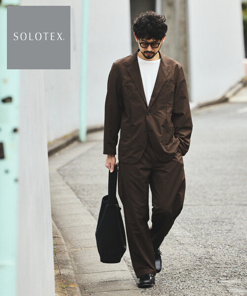 SOLOTEX 2Bジャケット セットアップ /イージーパンツ セール】シアサッカー 2Bジャケット セットアップ Fabric by SOLOTEX