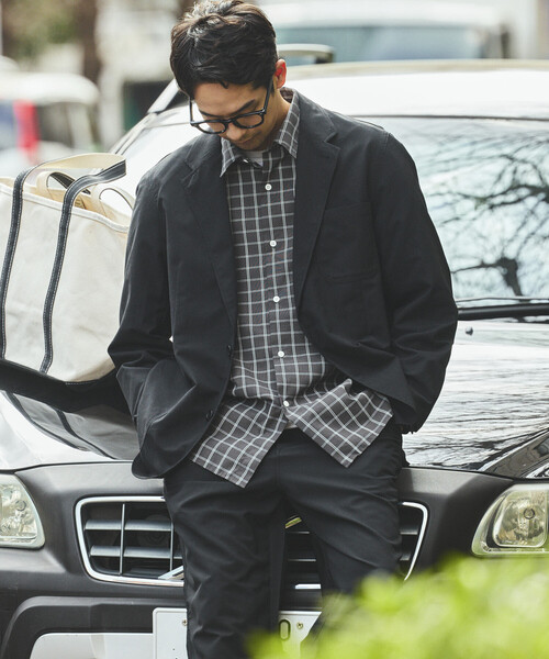 FREAK'S STORE(フリークスストア)の「サマーオックス 2Bジャケット セットアップ Fabric by SOLOTEX®︎/イージーパンツ テーラードジャケット(セットアップ・メンズ・ブラウン/オリーブ/ブラック/チャコールグレー・MEDIUM/LARGE/SMALL/X-LARGE)」の8枚目の写真