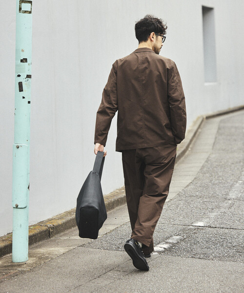 FREAK'S STORE(フリークスストア)の「サマーオックス 2Bジャケット セットアップ Fabric by SOLOTEX(R)/イージーパンツ テーラードジャケット(セットアップ・メンズ・ブラウン/オリーブ/ブラック/チャコールグレー・MEDIUM/LARGE/SMALL/X-LARGE)」の22枚目の写真