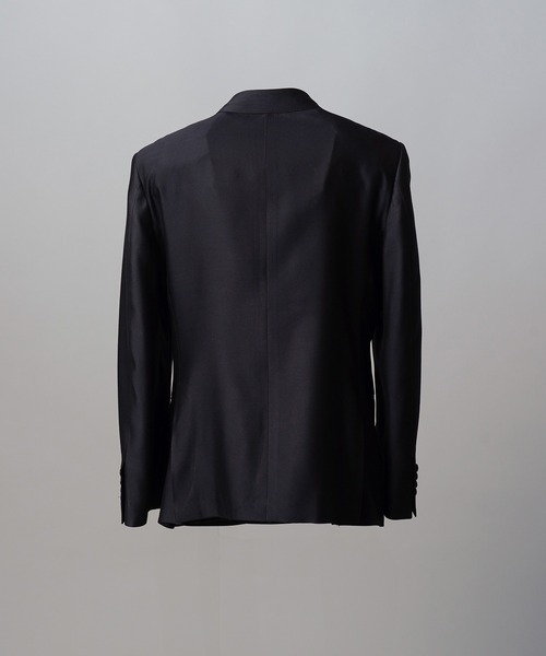 MAISON SPECIAL(メゾンスペシャル)の「《UNISEX》Silk Wool Dress-Fit Peak Lapel 6B Double-breasted Jacket/シルクウールドレスフィットピークドラペル6Bダブルジャケット【MAISON SPECIAL/メゾンスペシャル】■セットアップ対応■(テーラードジャケット・メンズ・ネイビー/ブラック・2/1/0)」の17枚目の写真