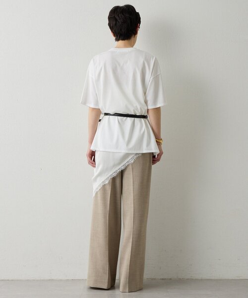 THE PAUSE（ザ ポーズ）の「【THE PAUSE】レーストリムキャミブラウス（シャツ/ブラウス・レディース・オフホワイト/ブラック・FREE）」の9枚目の写真