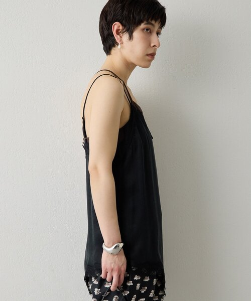 THE PAUSE（ザ ポーズ）の「【THE PAUSE】レーストリムキャミブラウス（シャツ/ブラウス・レディース・オフホワイト/ブラック・FREE）」の18枚目の写真