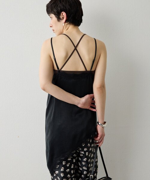 THE PAUSE（ザ ポーズ）の「【THE PAUSE】レーストリムキャミブラウス（シャツ/ブラウス・レディース・オフホワイト/ブラック・FREE）」の15枚目の写真