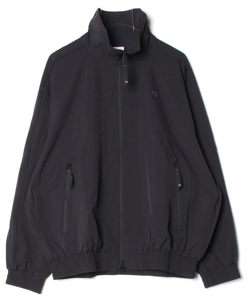 PUMA(プーマ)の「PUMA STAND COLLAR JACKET / プーマ ユニセックス スタンド カラー ジャケット(その他アウター・メンズ・ブラック/ベージュ・L/M/S/XL)」の1枚目の写真