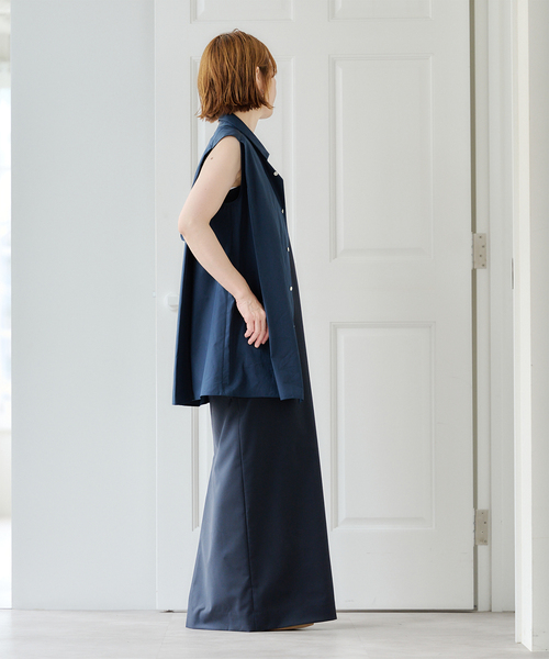 Spick & Span(スピックアンドスパン)の「Sleeveles Shirt / スリーブシャツ(シャツ/ブラウス・レディース・ネイビー/ブルー系その他・FREE)」の15枚目の写真