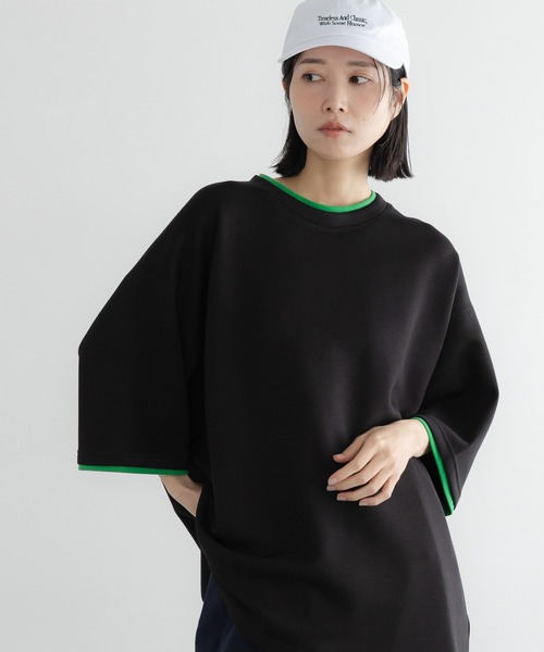 LOWRYS FARM(ローリーズファーム)の「【LFM(U)】TRPU/DOLMANTS 664948(Tシャツ/カットソー・メンズ・ベージュ/ホワイト/ピンク/ブラック/グリーン/ベージュ系その他/ブルー系その他/ブラック系その他/ブラック系その他2/ブルー系その他2/ベージュ系その他2/ブラウン系その他・SMALL/MEDIUM/LARGE/M(ショート丈)/L(ショート丈))」の3枚目の写真
