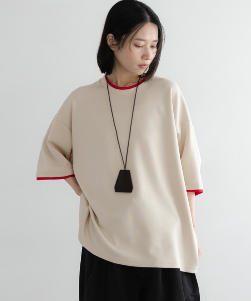 LOWRYS FARM(ローリーズファーム)の「【LFM(U)】TRPU/DOLMANTS 664948(Tシャツ/カットソー・メンズ・ベージュ/ホワイト/ピンク/ブラック/グリーン/ベージュ系その他/ブルー系その他/ブラック系その他/ブラック系その他2/ブルー系その他2/ベージュ系その他2/ブラウン系その他・SMALL/MEDIUM/LARGE/M(ショート丈)/L(ショート丈))」の7枚目の写真