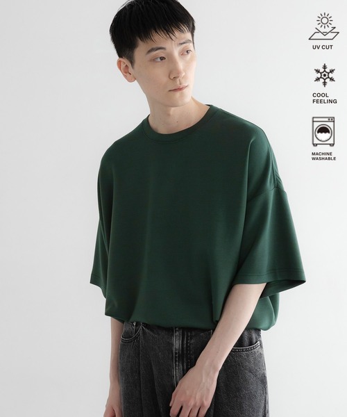 LOWRYS FARM(ローリーズファーム)の「【LFM(U)】TRPU/DOLMANTS 664948(Tシャツ/カットソー・メンズ・ベージュ/ホワイト/ピンク/ブラック/グリーン/ベージュ系その他/ブルー系その他/ブラック系その他/ブラック系その他2/ブルー系その他2/ベージュ系その他2/ブラウン系その他・SMALL/MEDIUM/LARGE/M(ショート丈)/L(ショート丈))」の9枚目の写真