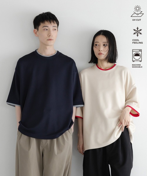 LOWRYS FARM(ローリーズファーム)の「【LFM(U)】TRPU/DOLMANTS 664948(Tシャツ/カットソー・メンズ・ベージュ/ホワイト/ピンク/ブラック/グリーン/ベージュ系その他/ブルー系その他/ブラック系その他/ブラック系その他2/ブルー系その他2/ベージュ系その他2/ブラウン系その他・SMALL/MEDIUM/LARGE/M(ショート丈)/L(ショート丈))」の11枚目の写真