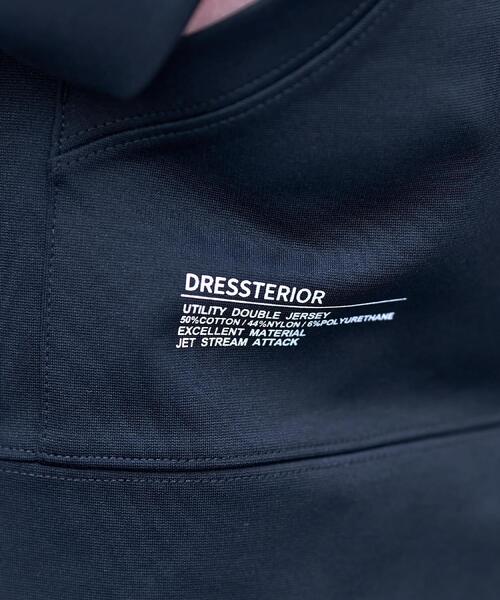 DRESSTERIOR(ドレステリア)の「【接触冷感/セットアップ可】ドライタッチ ハイカウントジップアップパーカ(パーカー・メンズ・グレー/ネイビー/ブラック・90/91/92/94)」の17枚目の写真