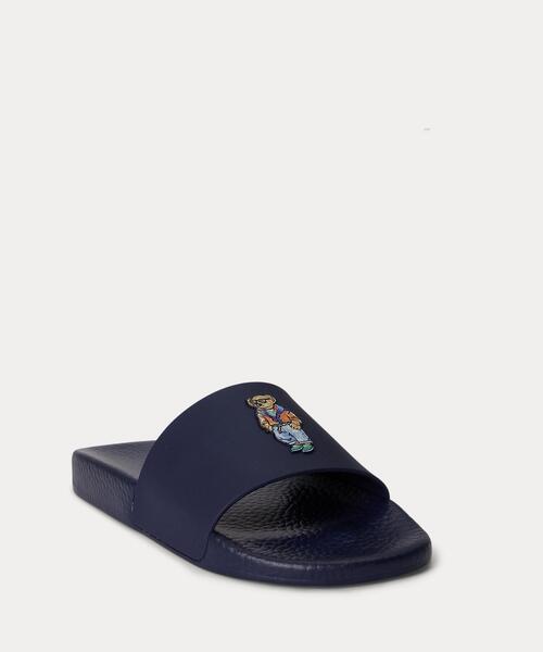 POLO RALPH LAUREN(ポロ ラルフ ローレン)の「Polo ベア スライド(サンダル・メンズ・ネイビー系1・11D/6D/7D/8D/10D/9D)」の2枚目の写真