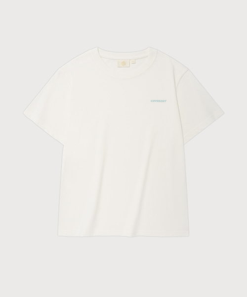 COVERNAT WOMAN（カバーナットウーマン）の「[2PACK] ウィメンズクールコットンエッセンシャルTシャツバター+ホワイト（Tシャツ/カットソー・レディース・その他・WS/WM/LARGE）」の3枚目の写真