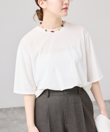 IENA | シアーベロアTシャツ(Tシャツ/カットソー)