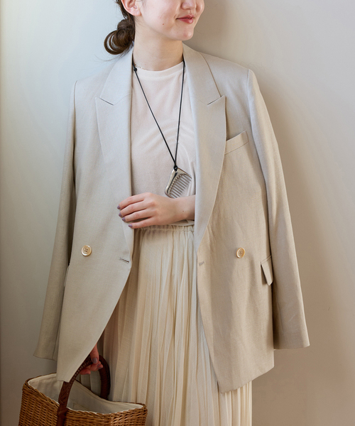 IENA(イエナ)の「シアーベロアTシャツ(Tシャツ/カットソー・レディース・グレー/ホワイト・FREE)」の20枚目の写真