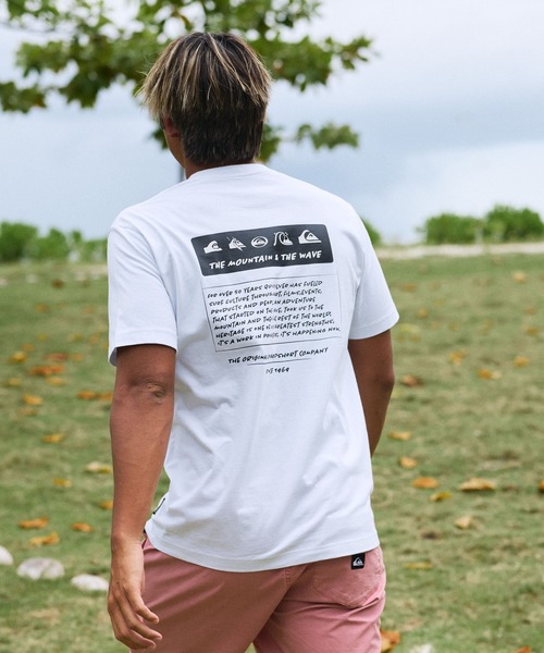 Quiksilver(クイックシルバー)の「QUIKSILVER メンズ/ユニセックス BW HISTORY FRAME ST 半袖コットンTシャツ レギュラーフィット【2026年春夏モデル】(Tシャツ/カットソー・メンズ・ブラック/ホワイト/イエロー・X-LARGE/LARGE/MEDIUM/SMALL)」の1枚目の写真