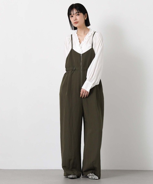 Gready Brilliant（グレディブリリアン）の「ローンフリルＶネックブラウス（シャツ/ブラウス・レディース・オフホワイト/サックスブルー・FREE）」の12枚目の写真