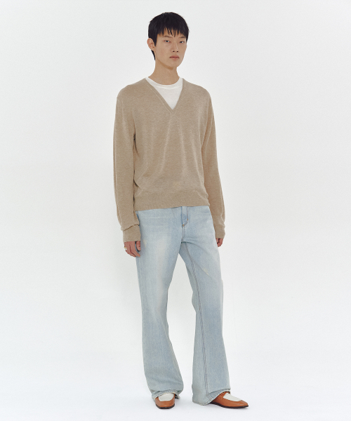 MMIC(エムエムアイシー)の「INSERT KNIT (BEIGE)(ニット/セーター・メンズ・その他・MEDIUM/LARGE)」の7枚目の写真