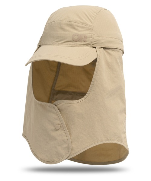 OUTDOOR RESEARCH(アウトドアリサーチ)の「OUTDOOR RESEARCH/アウトドアリサーチ インセクトシールド ケープ キャップ(キャップ・メンズ・カーキ・L/XL)」の8枚目の写真