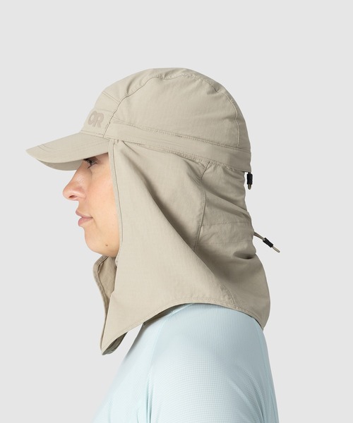 OUTDOOR RESEARCH(アウトドアリサーチ)の「OUTDOOR RESEARCH/アウトドアリサーチ インセクトシールド ケープ キャップ(キャップ・メンズ・カーキ・L/XL)」の5枚目の写真