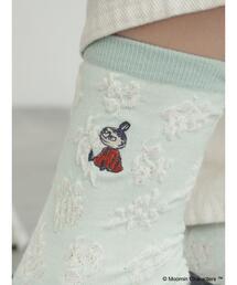 Samansa Mos2 | 【MOOMIN×SamansaMos2】リトルミイ刺繍花柄ソックス(ソックス/靴下)