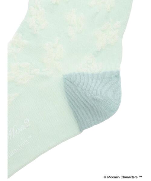 Samansa Mos2（サマンサ モスモス）の「【MOOMIN×SamansaMos2】リトルミイ刺繍花柄ソックス（ソックス/靴下・レディース・ミント/グレー/ブラウン/ベージュ・F）」の20枚目の写真