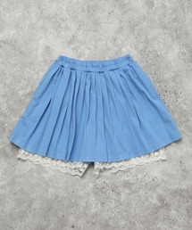 AIMABLE | 【安心のインパン付き】裾レースプリーツキュロットスカート（100ー140cm）(スカート)