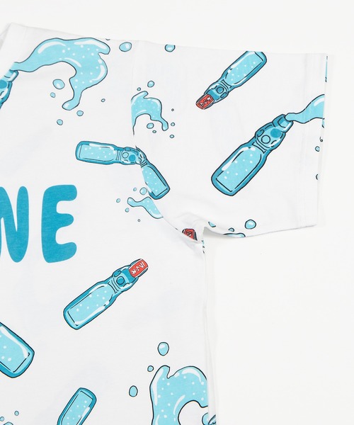 PUNYUS（プニュズ）の「【新サイズ】フード総柄Ｔシャツ(RAMUNE)（Tシャツ/カットソー・レディース・サックスブルー・1/2/3/4/5）」の15枚目の写真