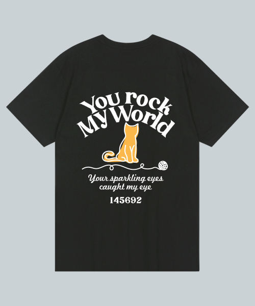 UNTAPPED STUDIO(アンタップドスタジオ)の「キャットシグネチャーピュアコットンビッグオーバーサイズ半袖Tシャツ2カラー(Tシャツ/カットソー・レディース・ブラック/ホワイト・S(90)/M(95)/L/XL)」の5枚目の写真