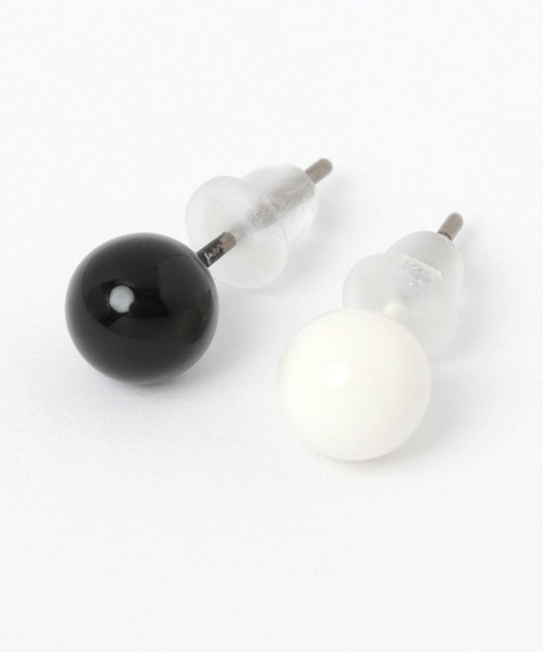 niko and...（ニコアンド）の「2セットミニボールピアス（ピアス（両耳用）・レディース・ブルー/ピンク/ブラック・0）」の5枚目の写真