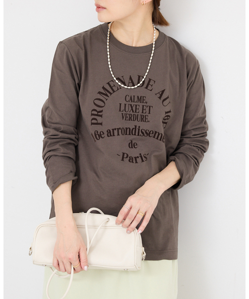 IENA（イエナ）の「GOOD ROCK SPEED フロッキーTシャツ（Tシャツ/カットソー・レディース・グレー・FREE）」の4枚目の写真