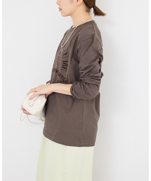 IENA（イエナ）の「GOOD ROCK SPEED フロッキーTシャツ（Tシャツ/カットソー・レディース・グレー・FREE）」の5枚目の写真