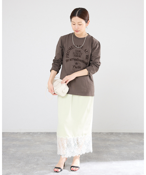 IENA（イエナ）の「GOOD ROCK SPEED フロッキーTシャツ（Tシャツ/カットソー・レディース・グレー・FREE）」の7枚目の写真