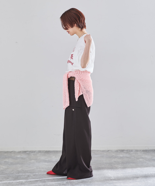 IENA（イエナ）の「GOOD ROCK SPEED フロッキーTシャツ（Tシャツ/カットソー・レディース・グレー・FREE）」の12枚目の写真