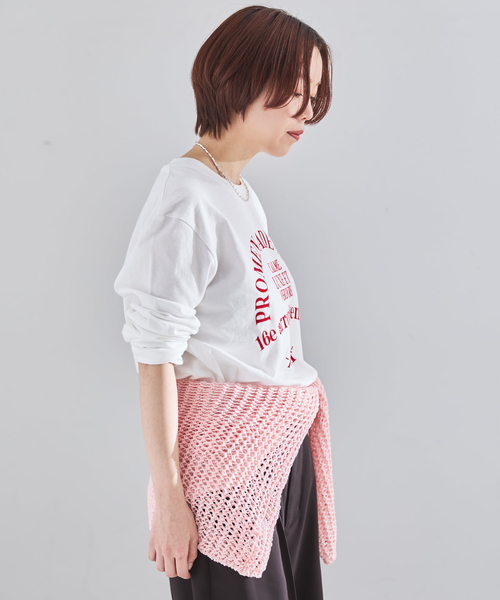 IENA（イエナ）の「GOOD ROCK SPEED フロッキーTシャツ（Tシャツ/カットソー・レディース・グレー・FREE）」の17枚目の写真