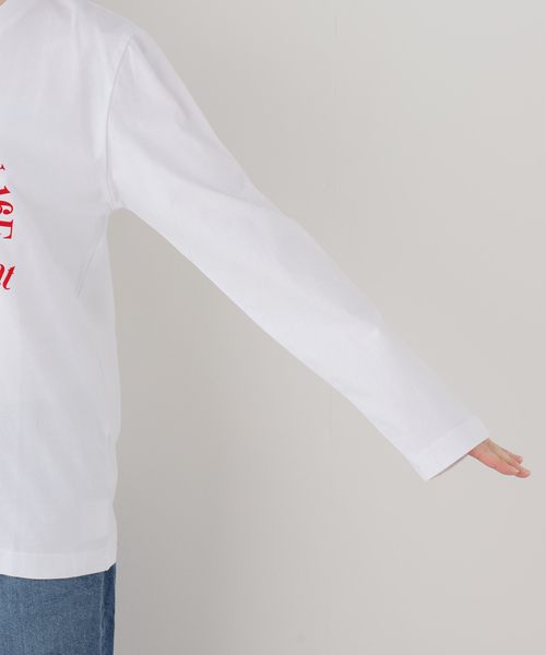 IENA（イエナ）の「GOOD ROCK SPEED フロッキーTシャツ（Tシャツ/カットソー・レディース・グレー・FREE）」の21枚目の写真