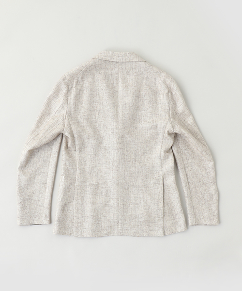 TAGLIATORE（タリアトーレ）の「TAGLIATORE (タリアトーレ) MELANGE "DAKAR"（テーラードジャケット・メンズ・ベージュ・42/44/48/50）」の4枚目の写真