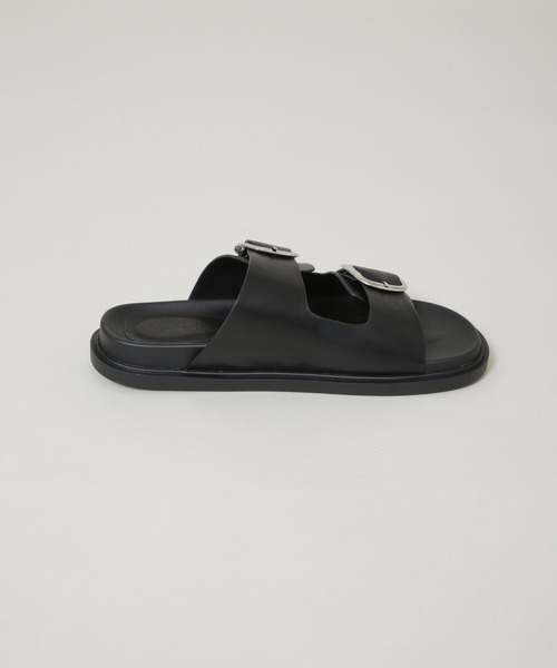 NANO universe（ナノユニバース）の「ビッグバックルサンダル（サンダル・メンズ・ブラック・L/M/S）」の3枚目の写真