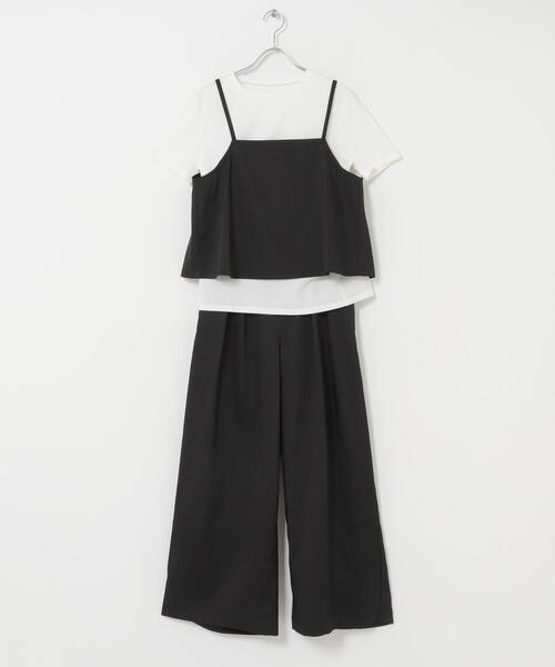 ITEMS URBANRESEARCH(アイテムズ アーバンリサーチ)の「インナー付きリネンライクセットアップ(セットアップ・レディース・グリーン系その他/ブラウン/ブラック・FREE)」の21枚目の写真