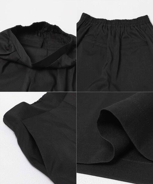 ITEMS URBANRESEARCH(アイテムズ アーバンリサーチ)の「インナー付きリネンライクセットアップ(セットアップ・レディース・グリーン系その他/ブラウン/ブラック・FREE)」の22枚目の写真