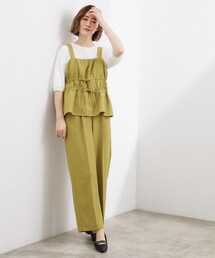 grove | 高評価!シャーリングビスチェSET UP(セットアップ)